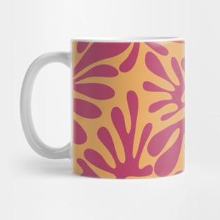 Matisse inspired abstract splash pattern Mug